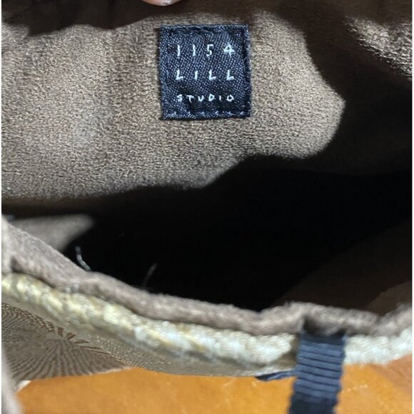 lisa lill studio purse Women’s One Of A Kind Custom Make Mini Fabric Tote Gold - Picture 10 of 10